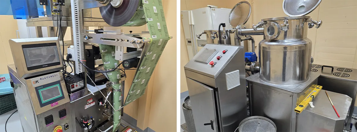 KIRINE vacuum low-temperature frying and automatic packaging systems